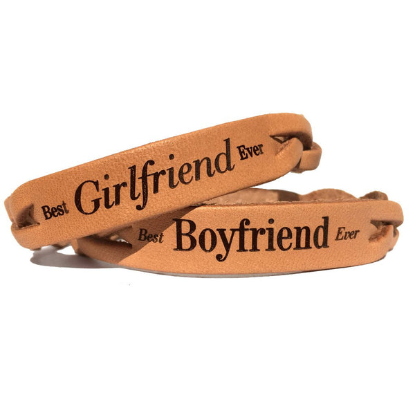 Leather bracelet for boyfriend clearance