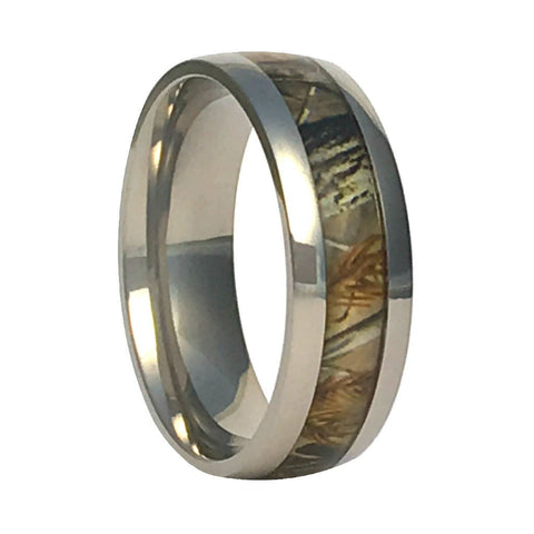 Camo Titanium Ring