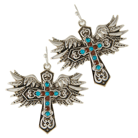 Free Bird Aqua Earrings - Love Chirp Gifts