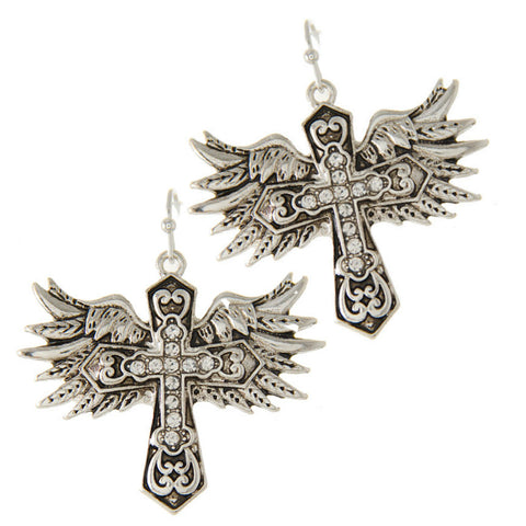 Free Bird Chrystal Earrings - Love Chirp Gifts