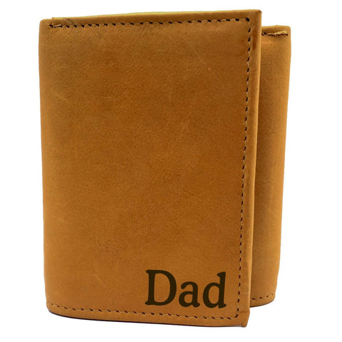 Tri-Fold Mens Leather Wallet