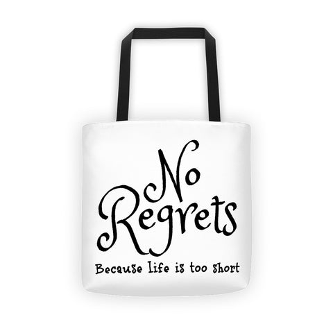 No Regrets Tote bag - Love Chirp Gifts