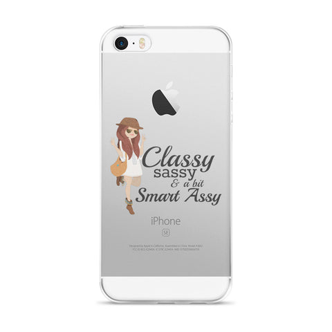 Classy Sassy and a bit Smart Assy iPhone case - Love Chirp Gifts