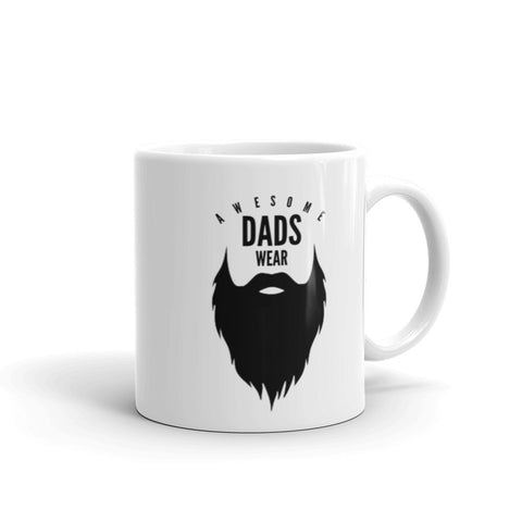 Awesome Dads Wear Beards Mug - Love Chirp Gifts