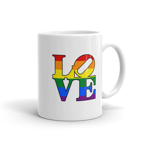 Rainbow Love Mug - Love Chirp Gifts
