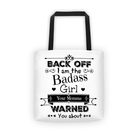 Back Off Tote bag - Love Chirp Gifts