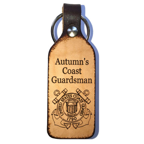 Coast Guard Personalized Keychain