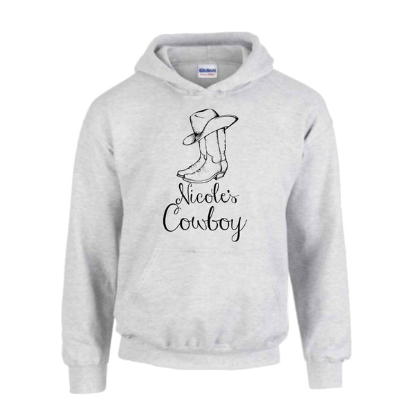 Her cowboy sale his angel hoodies