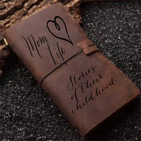 Mom Life Leather Engraved Journal - Love Chirp Gifts