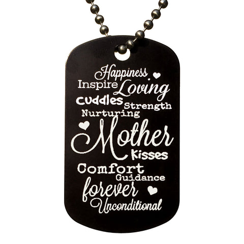Mother Dog Tag Necklace