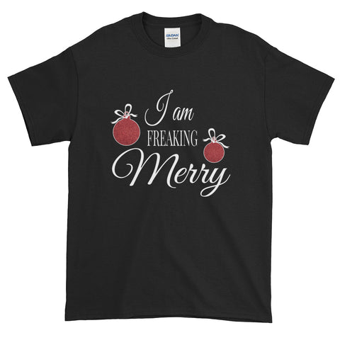 Freaking Merry Holiday T-Shirt - Love Chirp Gifts