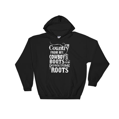 Country from Boots to Roots Hoodie - Love Chirp Gifts