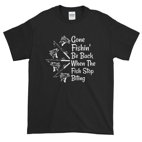 Gone Fishin' Be Back When T-Shirt - Love Chirp Gifts