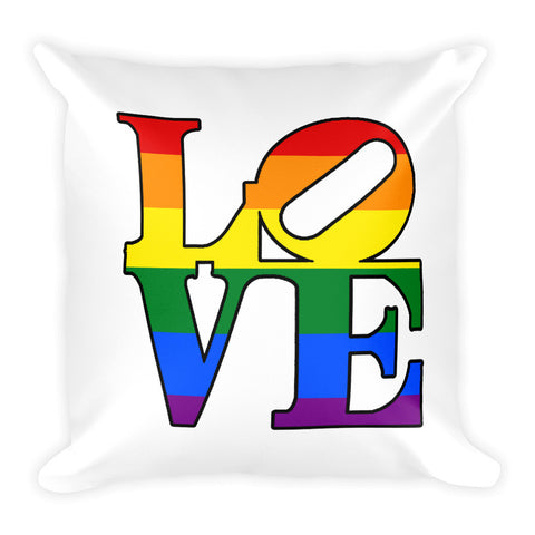 Rainbow Love Pillow - Love Chirp Gifts