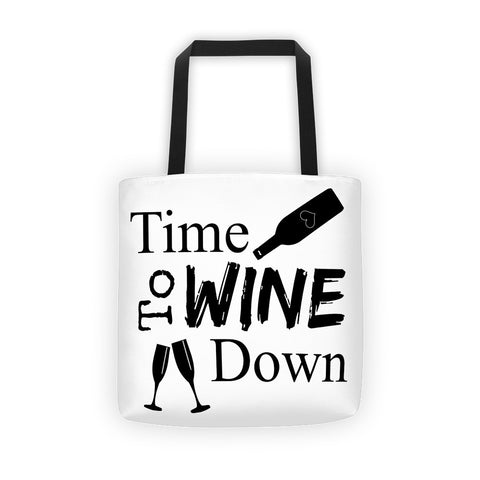 Wine Down Tote bag - Love Chirp Gifts
