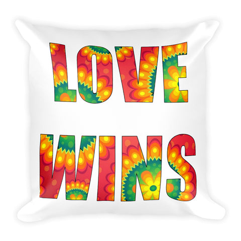 Love Wins Pillow - Love Chirp Gifts